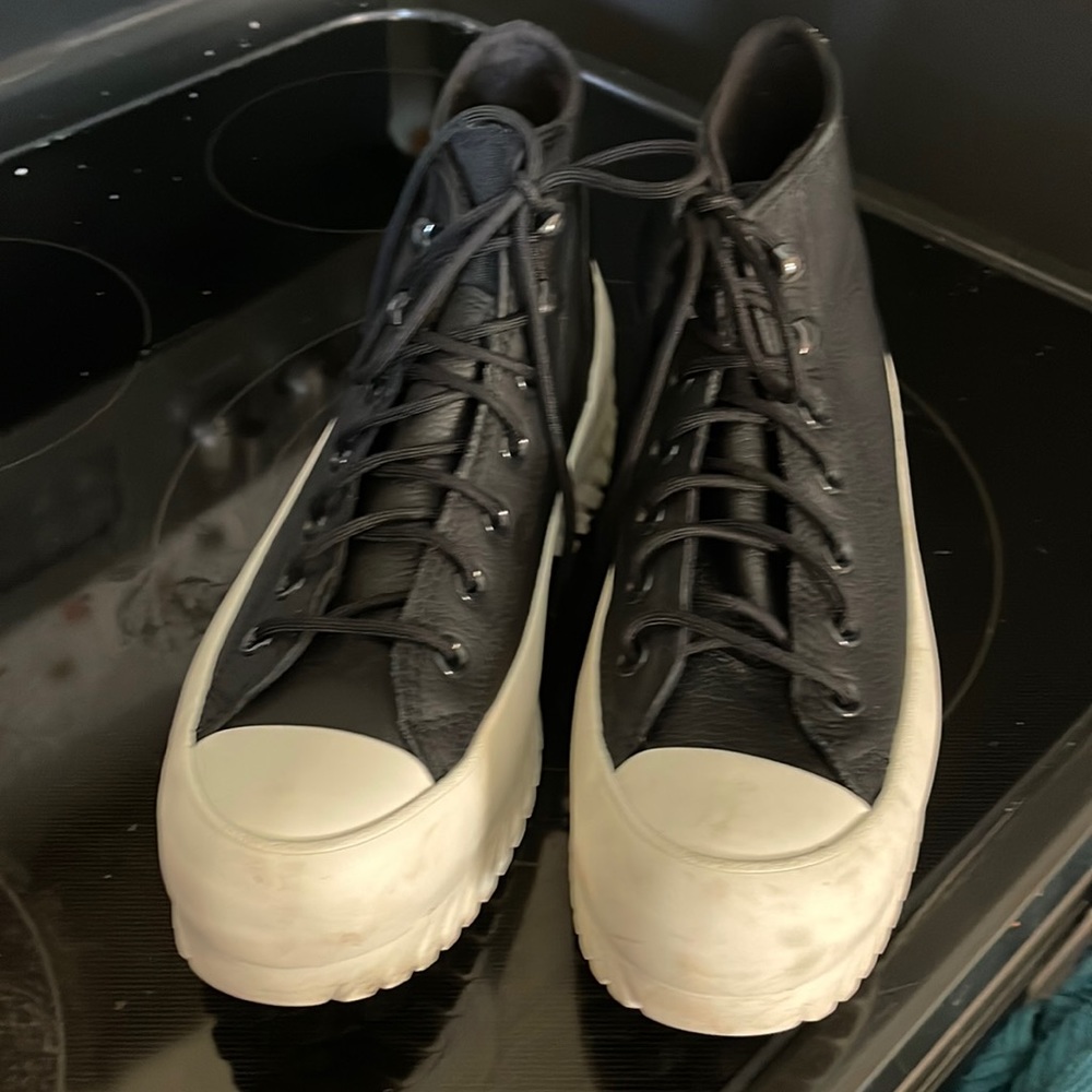 Converse waterproof high platform sneaker